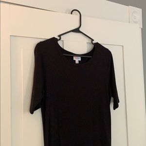 Solid black Julia dress